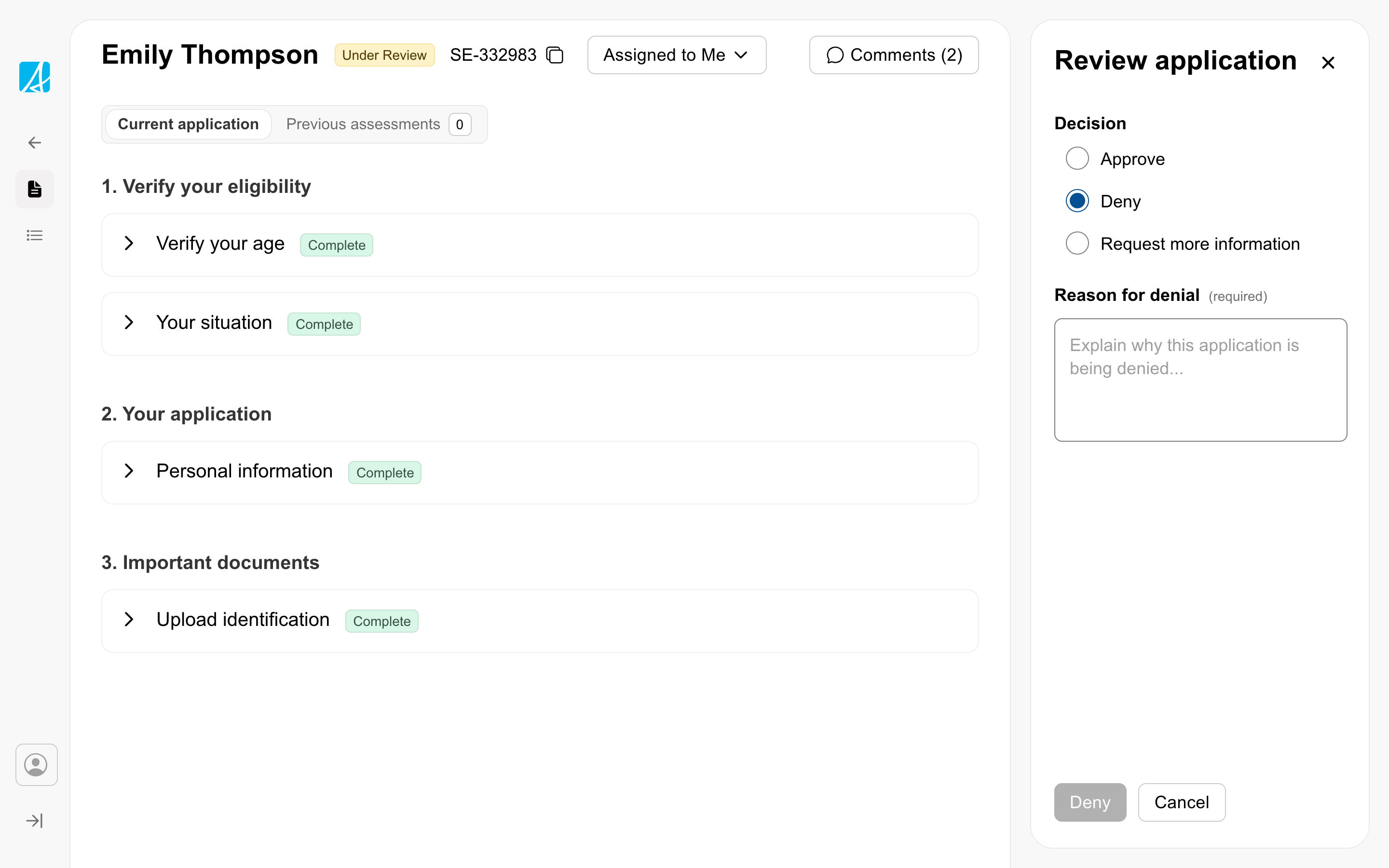 Workspace push drawer
